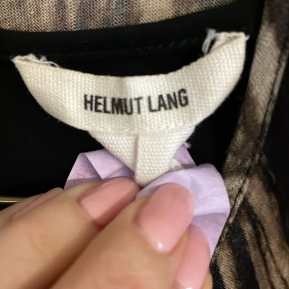 HELMUT LANG Wrap Ruched Dress assymetric - Picture 4 of 6